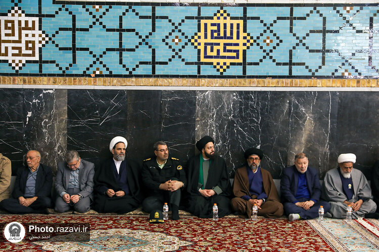 مراسم بزرگداشت مرحومه شریفی منش در حرم مطهر رضوی