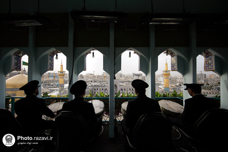 آخرین نقاره سال 1402 در حرم مطهر رضوی