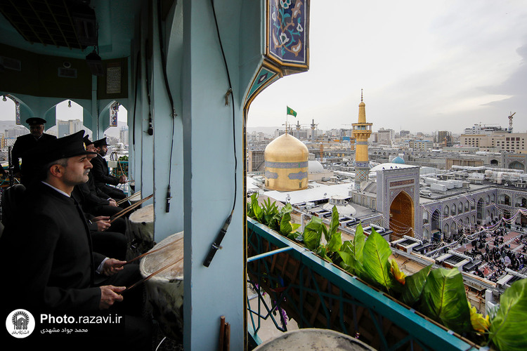 آخرین نقاره سال 1402 در حرم مطهر رضوی