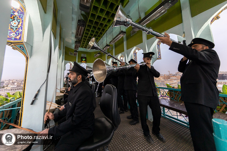 آخرین نقاره سال 1402 در حرم مطهر رضوی