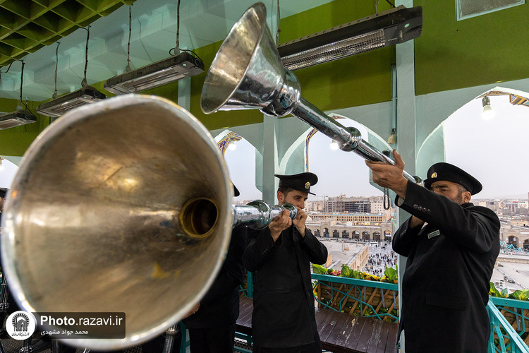 آخرین نقاره سال 1402 در حرم مطهر رضوی