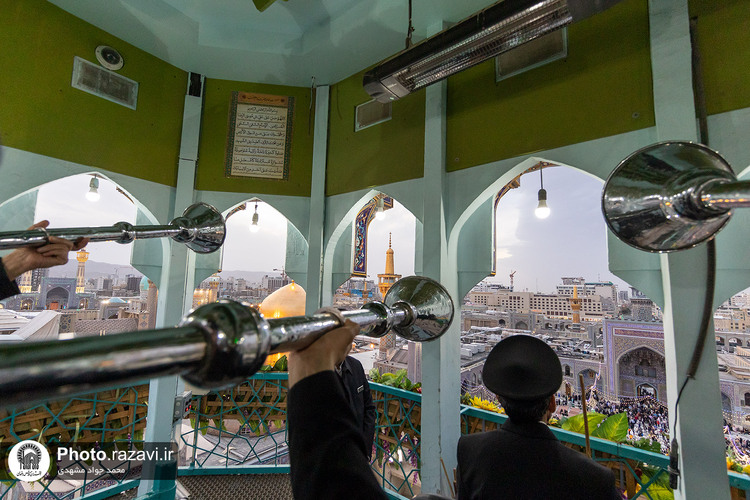 آخرین نقاره سال 1402 در حرم مطهر رضوی