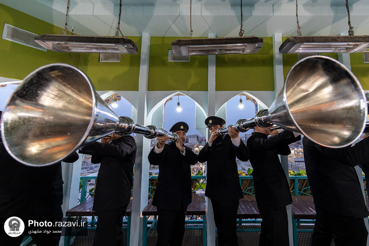 آخرین نقاره سال 1402 در حرم مطهر رضوی