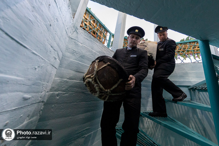 آخرین نقاره سال 1402 در حرم مطهر رضوی