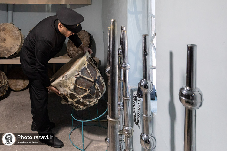 آخرین نقاره سال 1402 در حرم مطهر رضوی