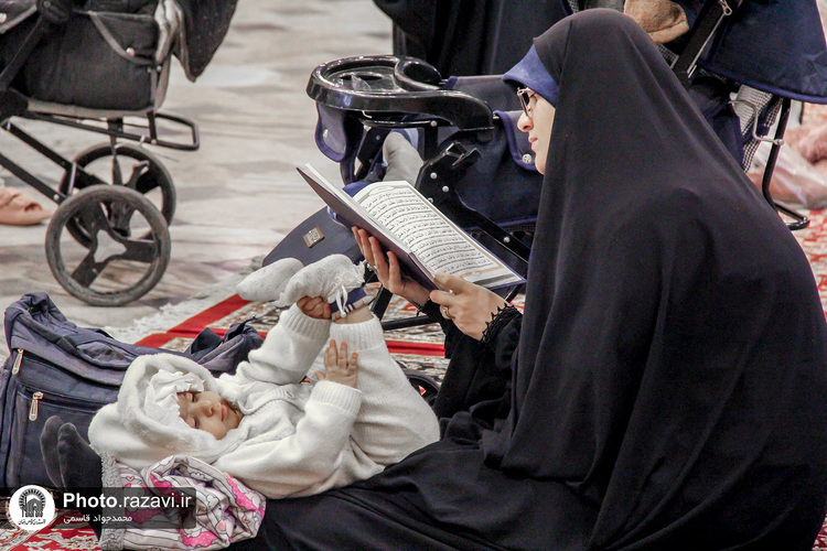 حال و هوای حرم مطهر رضوی در ایام پایانی سال 1402