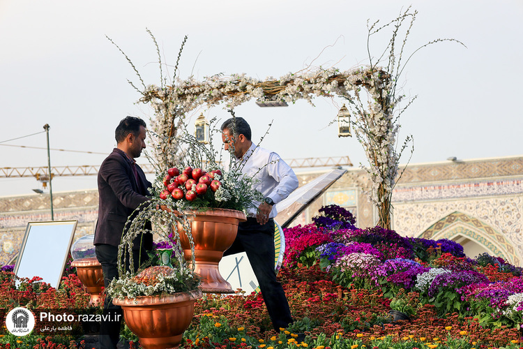 حال و هوای حرم مطهر رضوی در ایام پایانی سال 1402