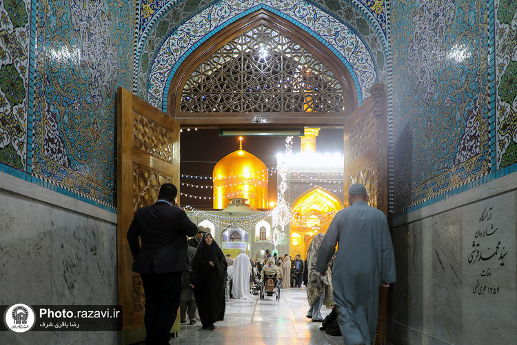 حال و هوای حرم مطهر رضوی در ایام پایانی سال 1402