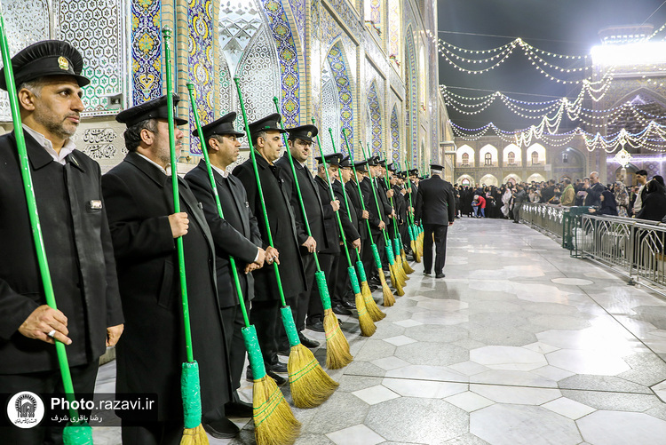 حال و هوای حرم مطهر رضوی در ایام پایانی سال 1402