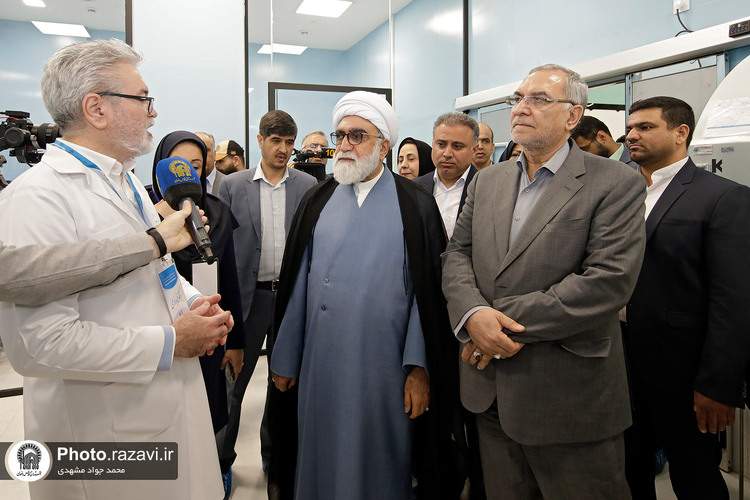 آیین افتتاح مرکز درمان ناباروری بیمارستان رضوی