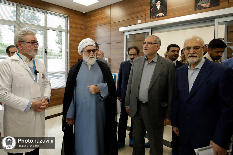 آیین افتتاح مرکز درمان ناباروری بیمارستان رضوی