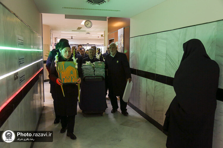 عیادت از بیماران در سالروز ولادت امام رضا علیه‌السلام