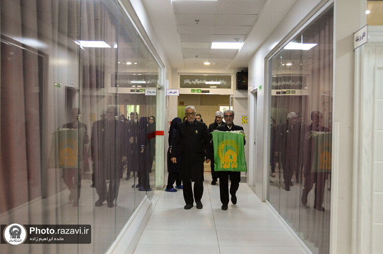 عیادت از بیماران در سالروز ولادت امام رضا علیه‌السلام