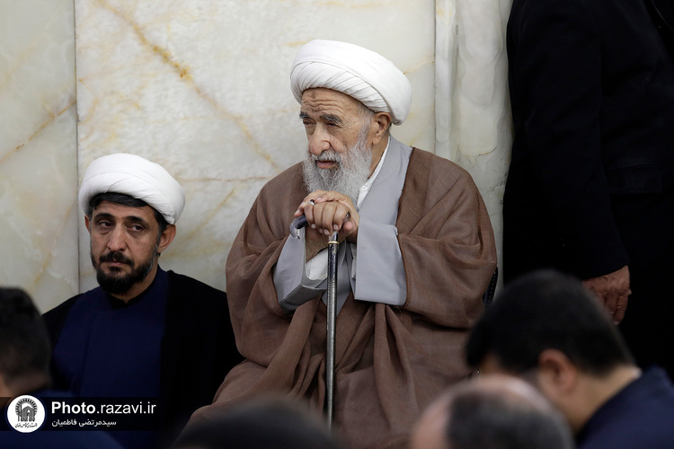 غبارروبی ضریح مطهر رضوی در آستانه دهه «ولایت و امامت»