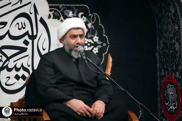 عزاداری دهه اول محرم خیمه انصار الحسین در حرم مطهر رضوی