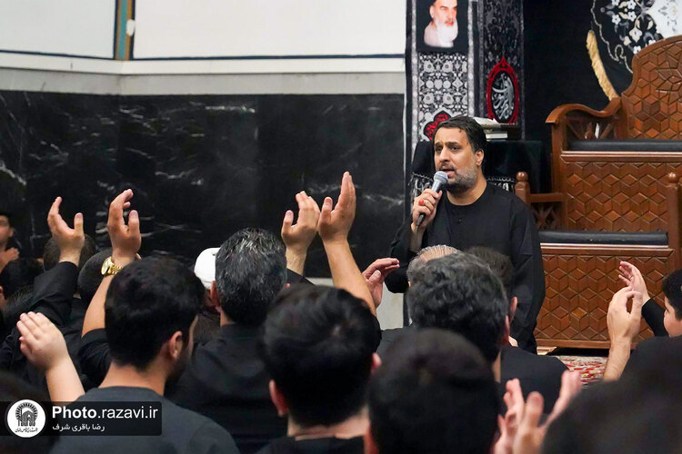 عزاداری دهه اول محرم خیمه انصار الحسین در حرم مطهر رضوی