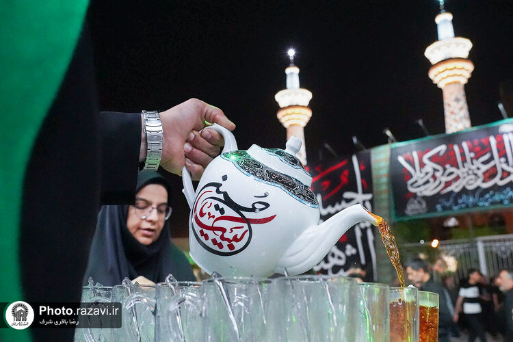 پذیرایی از زائران بارگاه منور رضوی در مواکب حسینی