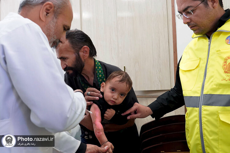 خدمت‌رسانی موسسه درمانی آستان قدس رضوی در تاسوعا و عاشورای حسینی