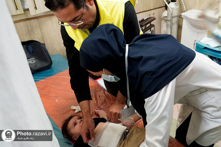 خدمت‌رسانی موسسه درمانی آستان قدس رضوی در تاسوعا و عاشورای حسینی