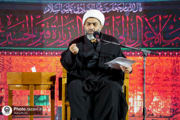 عزاداری هیئت‌های مذهبی خراسان شمالی در حسینیه حرم