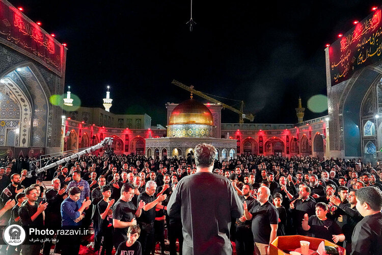 عزاداری هیئت‌های مذهبی خراسان شمالی در حسینیه حرم