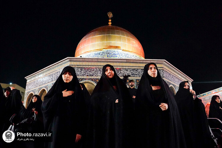 عزاداری هیئت‌های مذهبی خراسان شمالی در حسینیه حرم