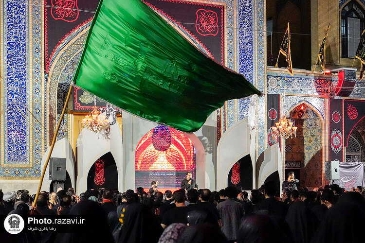 عزاداری هیئت‌های مذهبی خراسان شمالی در حسینیه حرم