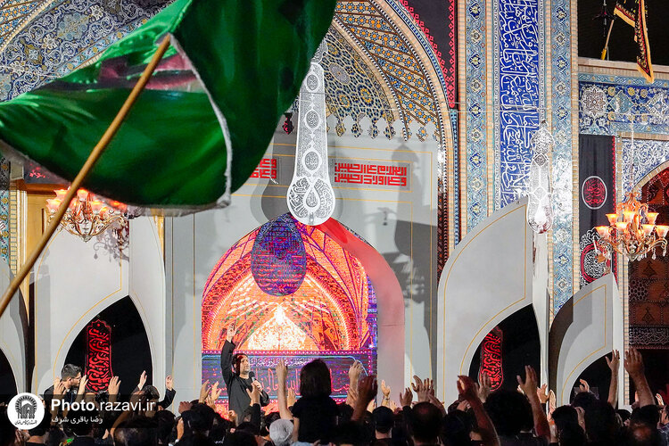 عزاداری هیئت‌های مذهبی خراسان شمالی در حسینیه حرم