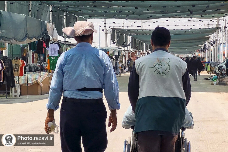 خدمت رسانی به زائران اربعین حسینی در مرز شلمچه