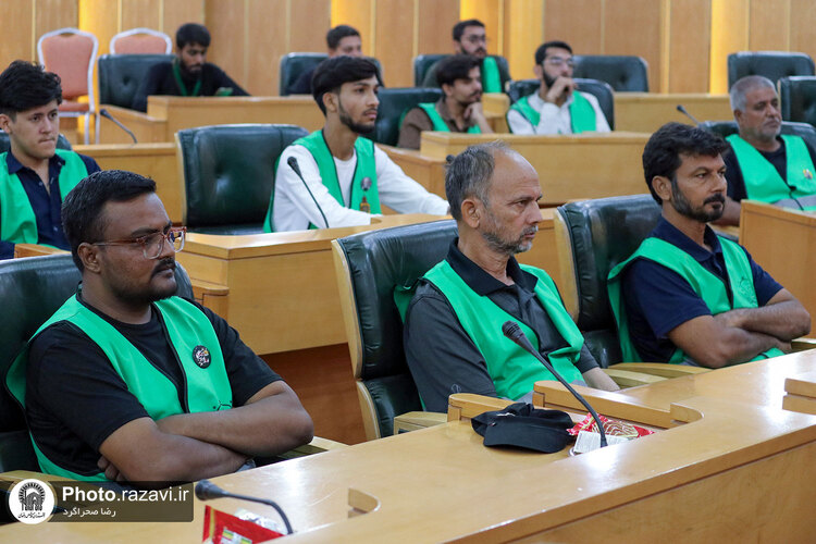 تجلیل از خادمان پاکستانی اربعین حسینی