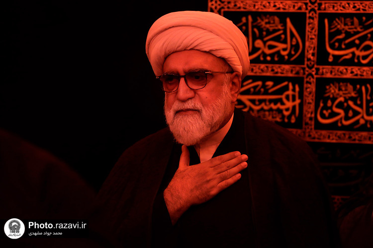 حضور تولیت آستان قدس رضوی در محفل اشک