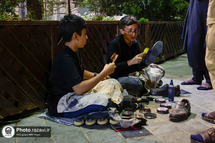 مواکب خدمت رسان به زائران بارگاه منور رضوی