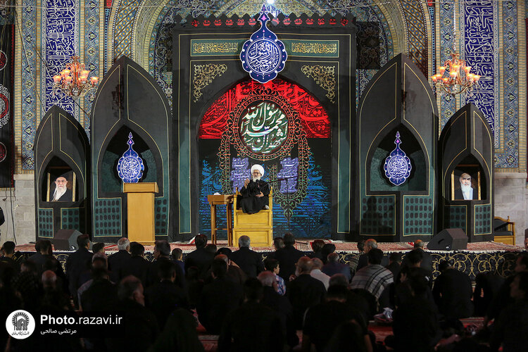 هیئت عزاداران استان زنجان در حسینیه حرم