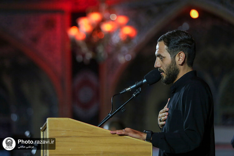 هیئت عزاداران استان زنجان در حسینیه حرم