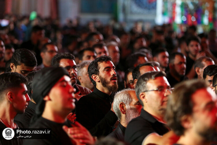 هیئت عزاداران استان زنجان در حسینیه حرم