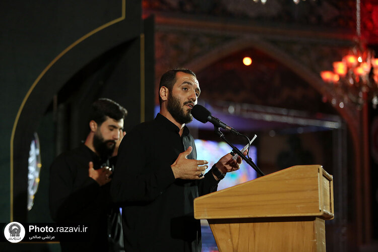 هیئت عزاداران استان زنجان در حسینیه حرم