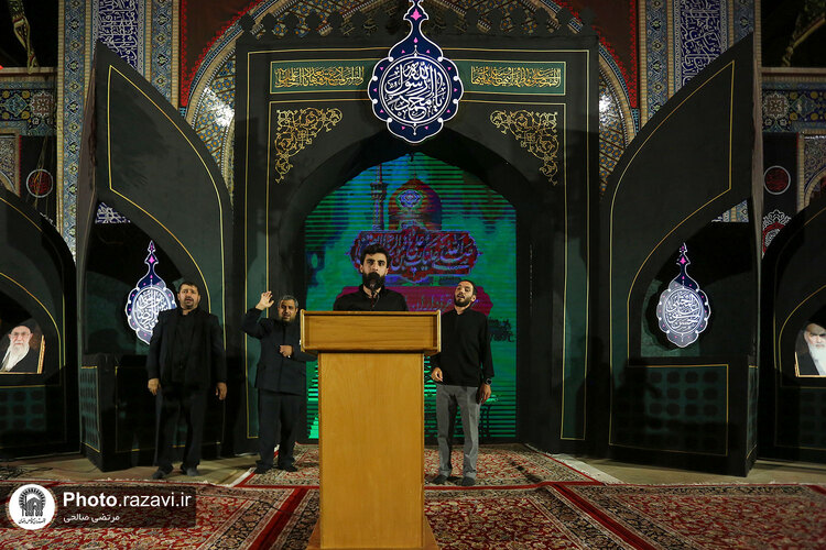 هیئت عزاداران استان زنجان در حسینیه حرم