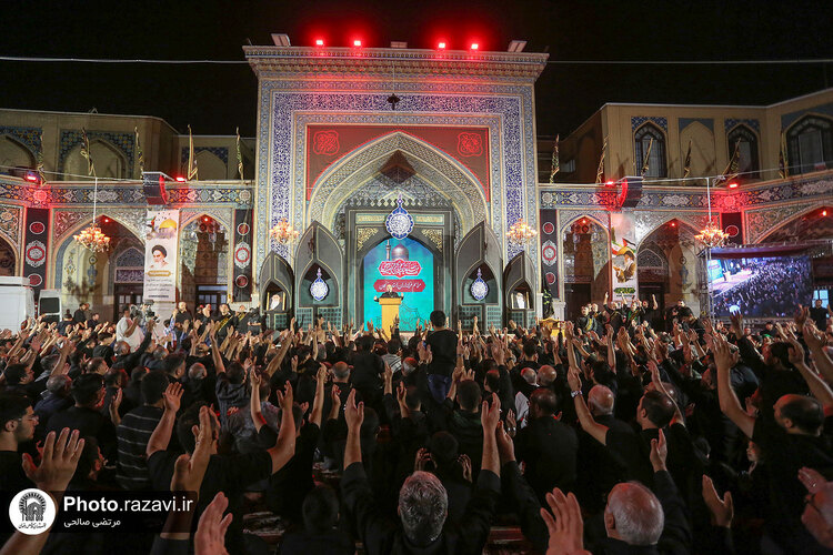 هیئت عزاداران استان زنجان در حسینیه حرم