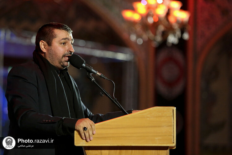 هیئت عزاداران استان زنجان در حسینیه حرم