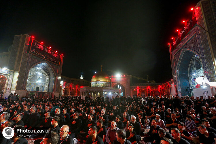 هیئت عزاداران استان زنجان در حسینیه حرم