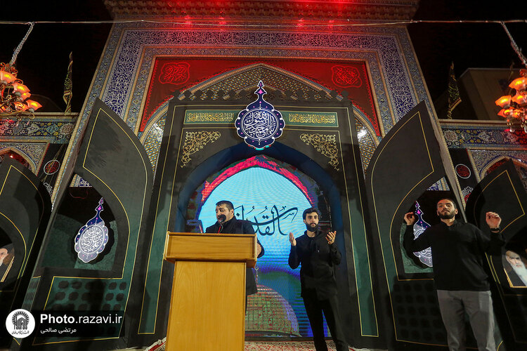 هیئت عزاداران استان زنجان در حسینیه حرم