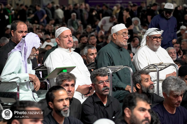 شب شعر شاعران عرب زبان در حرم مطهر رضوی