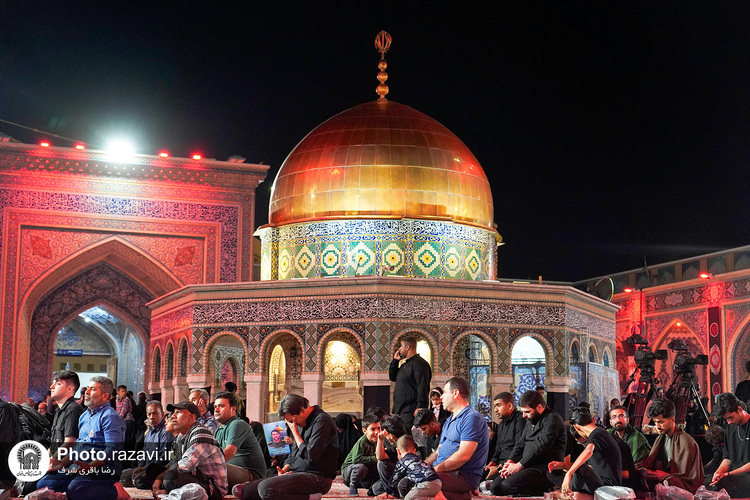 هیئت عزاداران استان هرمزگان در حسینیه حرم