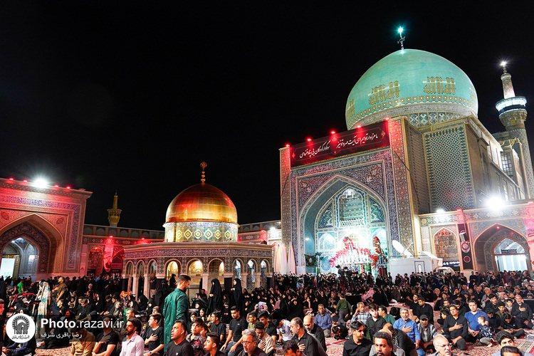 هیئت عزاداران استان هرمزگان در حسینیه حرم