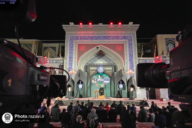 هیئت عزاداران استان هرمزگان در حسینیه حرم