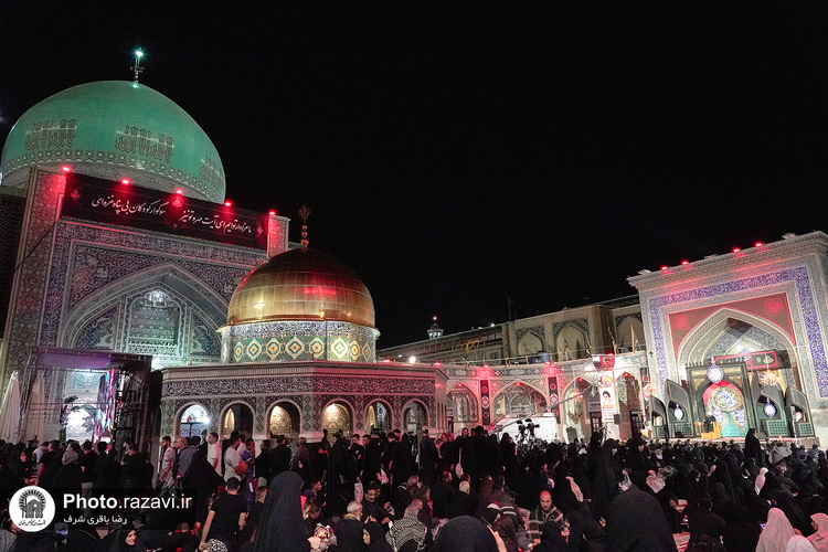 هیئت عزاداران استان هرمزگان در حسینیه حرم