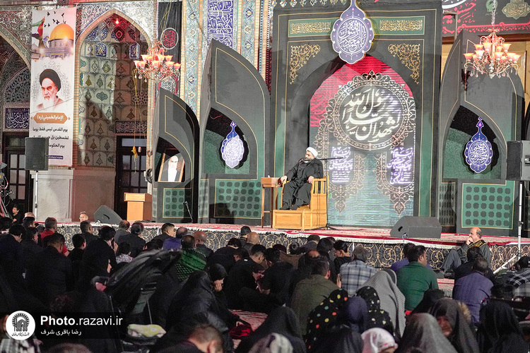 هیئت عزاداران استان هرمزگان در حسینیه حرم