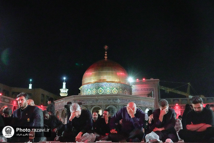 هیئت عزاداران استان هرمزگان در حسینیه حرم