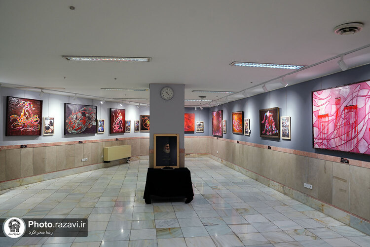 نمایشگاه نقاشی‌خط «غزه در خون»