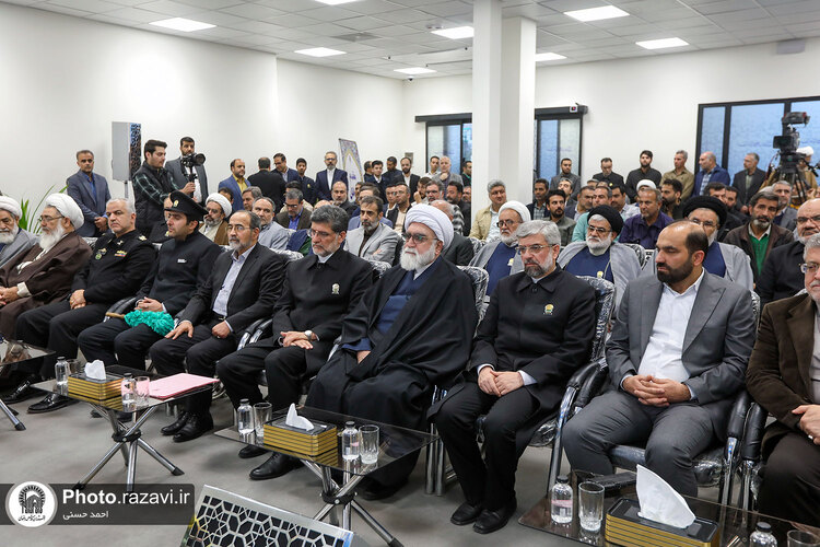 افتتاح پروژه ساماندهی نمای میدان قبله حرم مطهر رضوی-2